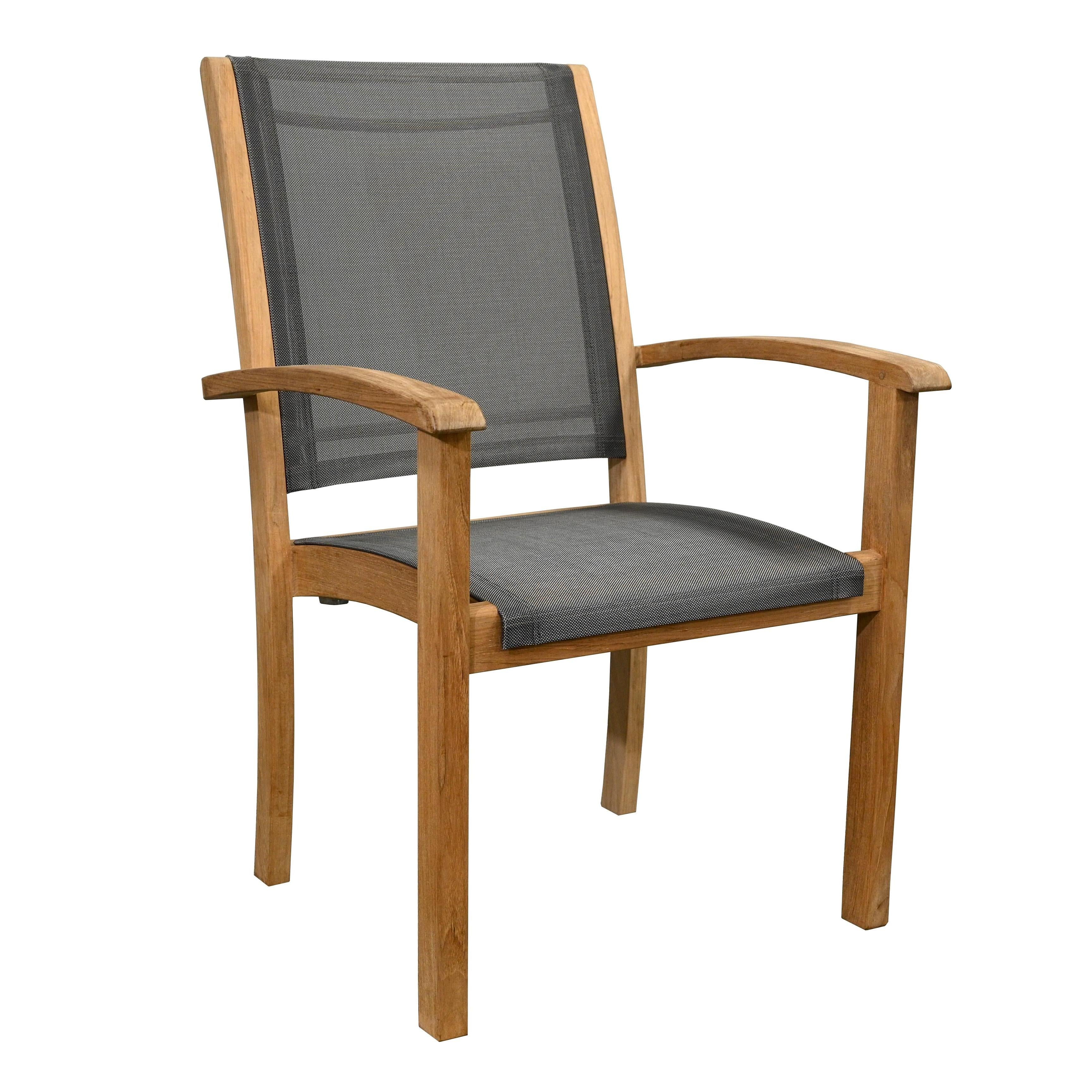 Riviera Stacking Sling Arm Chair