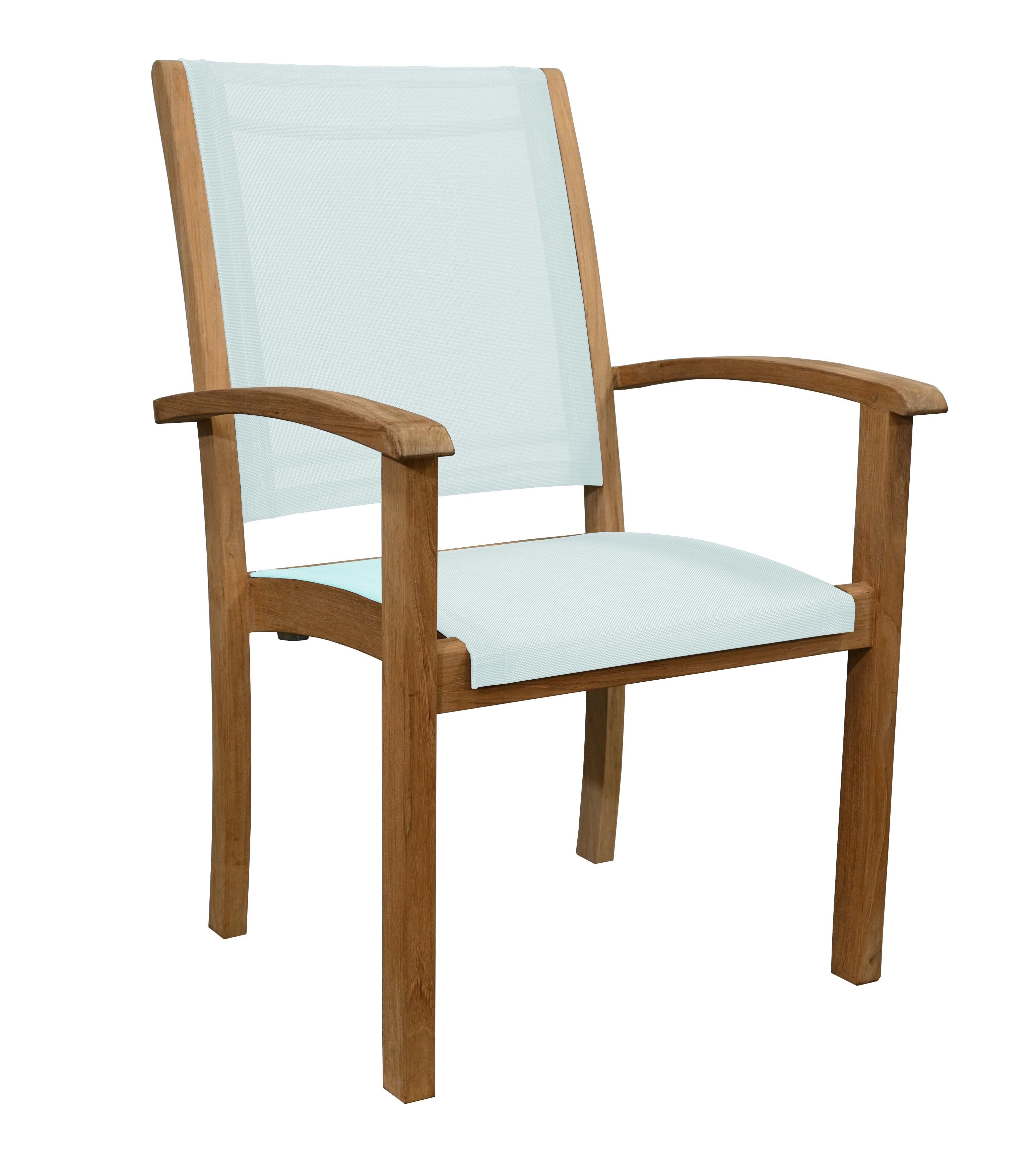 Riviera Stacking Sling Arm Chair