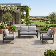 Ratana Vienna Deep Seating 3pc. Set - Hip Gray Fabric