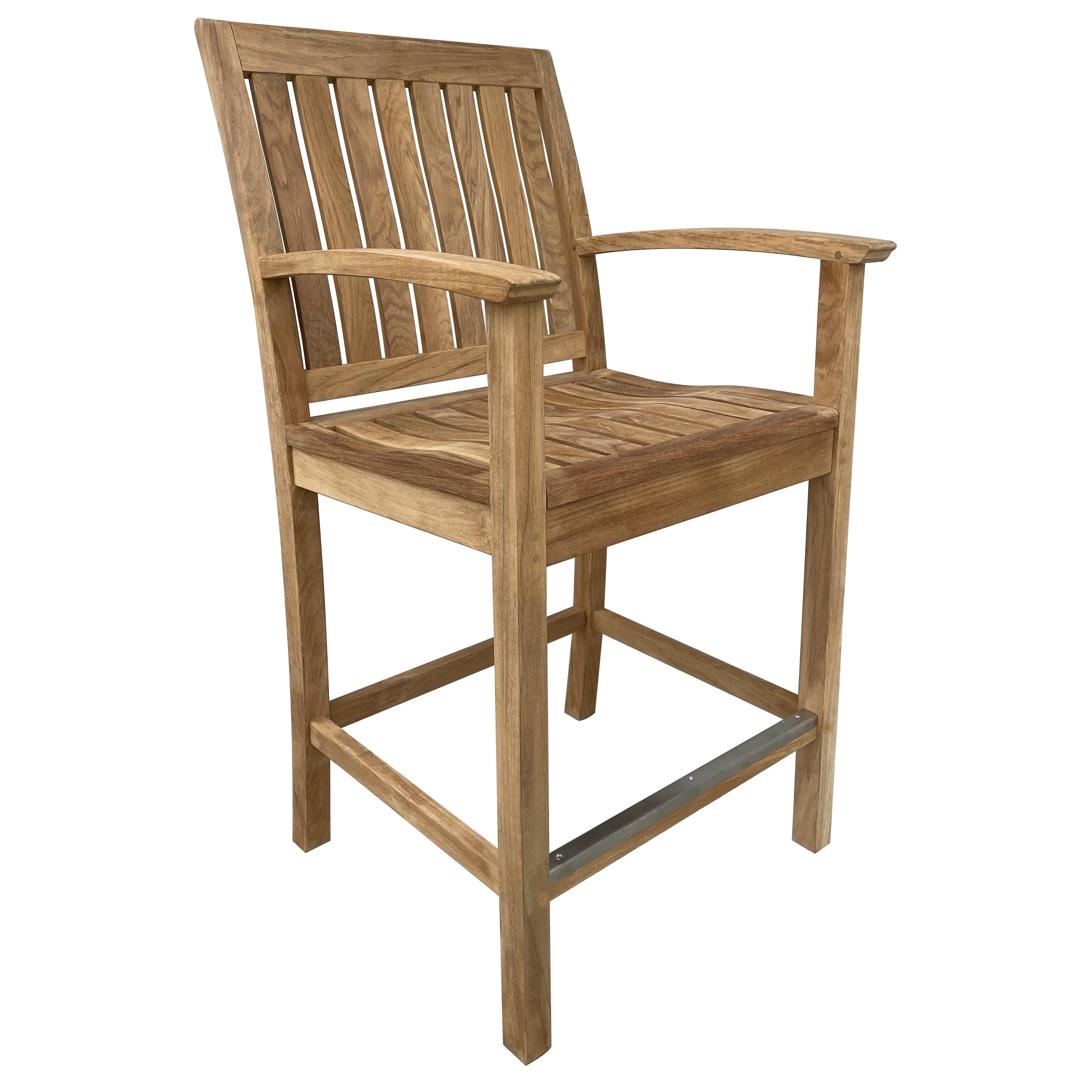 St. Lucia Counter Height Chair With Arms
