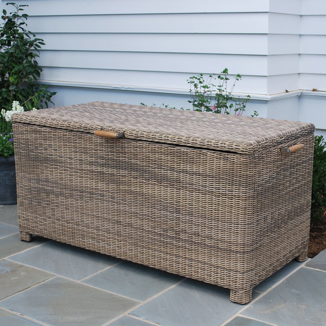Kingsley Bate Sag Harbor Wicker Cushion Box - Thumbnail 4