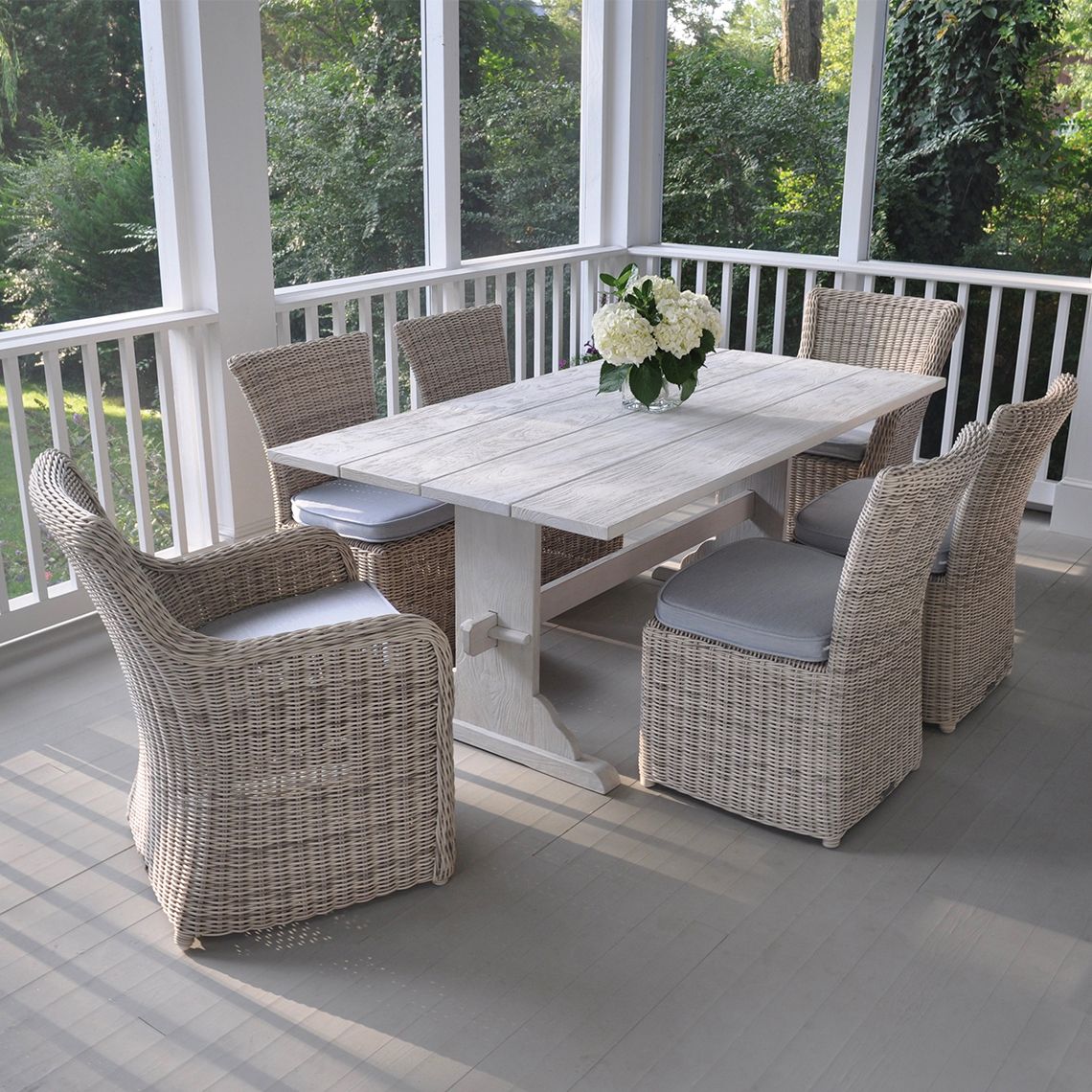 Kingsley Bate Sag Harbor Dining Side Chair - Thumbnail 4