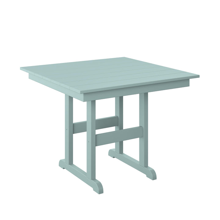 38" Square Table - Dining Height