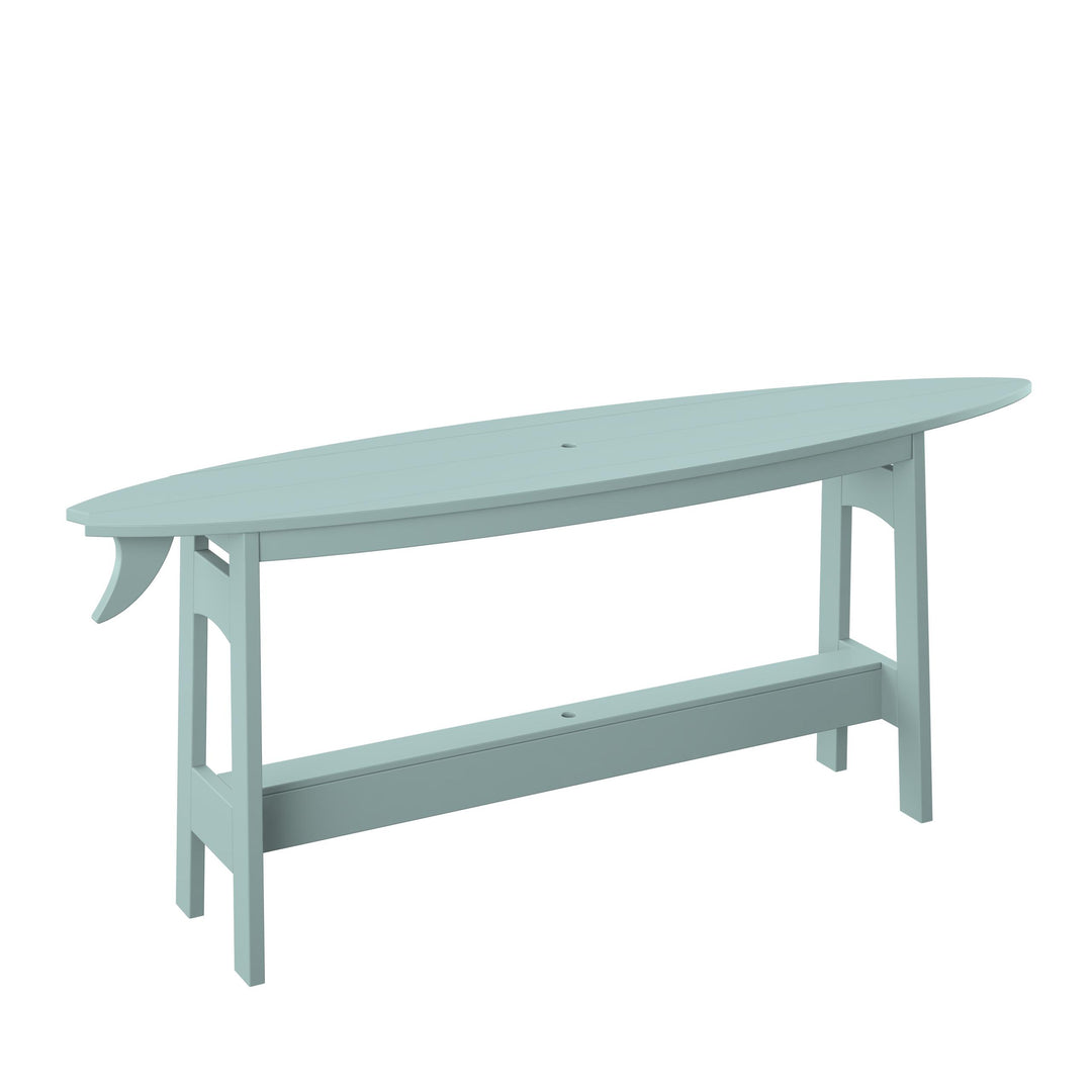 72" Surfboard Table - Dining Height