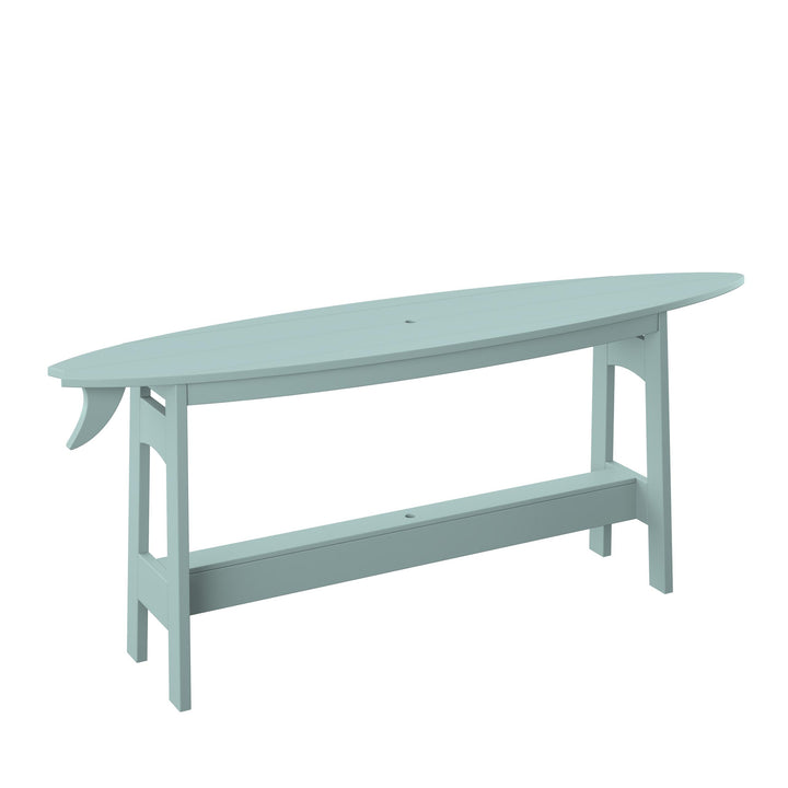 72" Surfboard Table - Dining Height