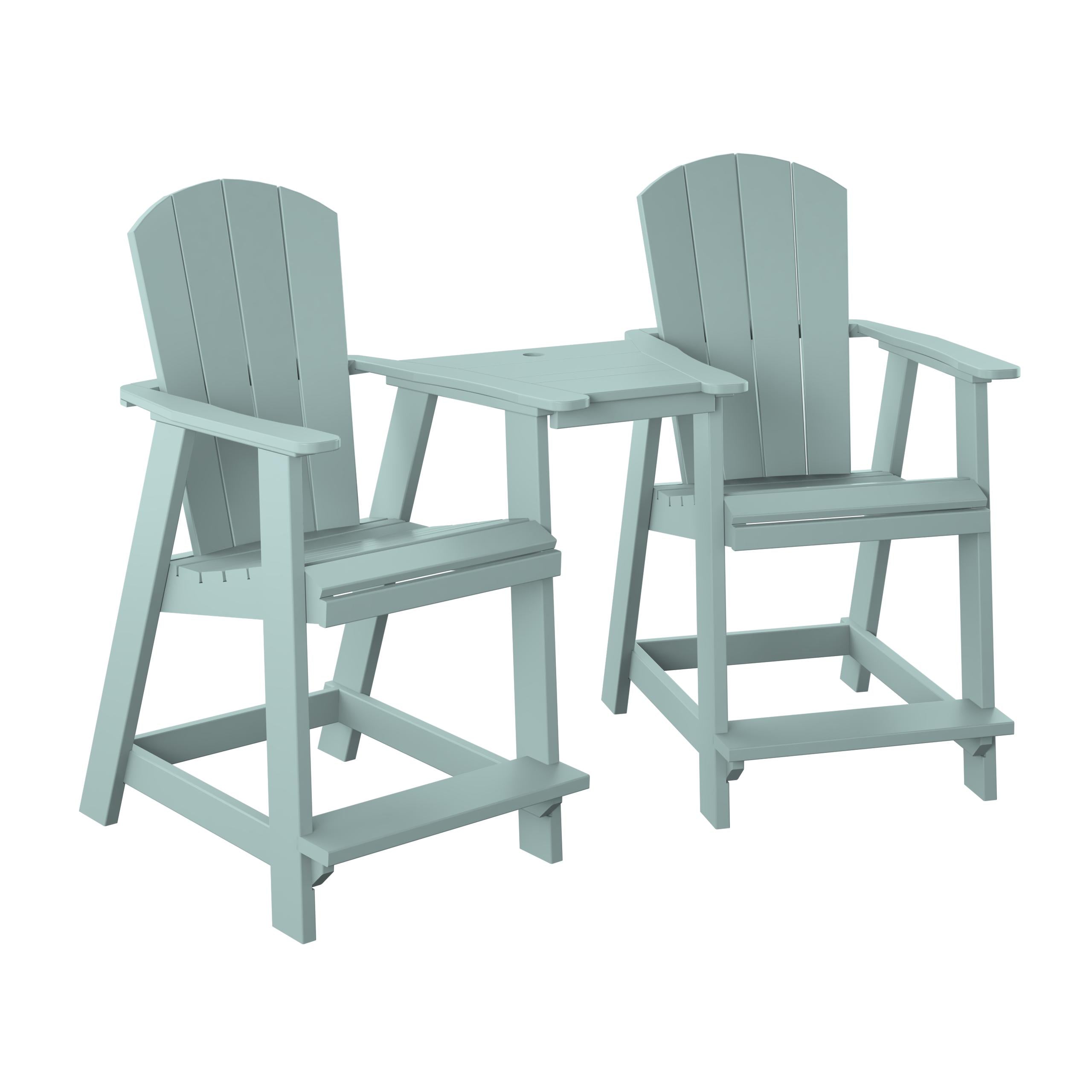 Adirondack Balcony Tete-A-Tete Set