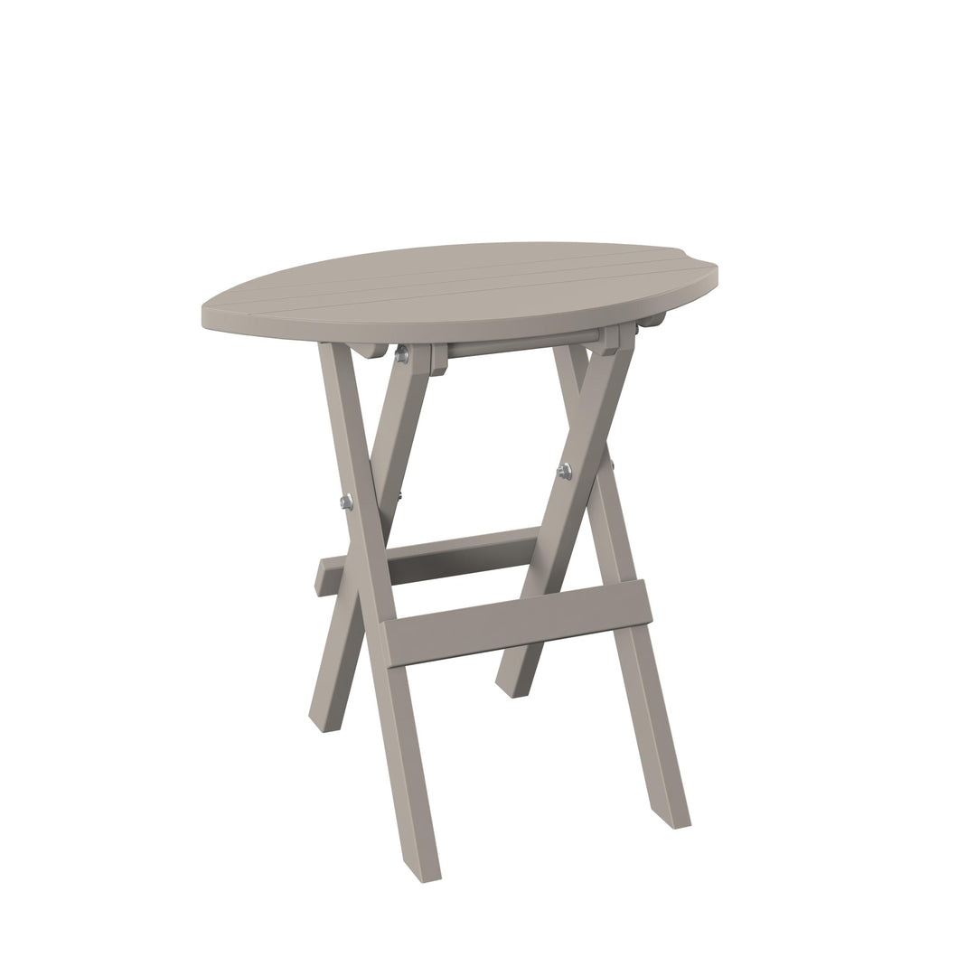 Surfboard Foldable Balcony Table