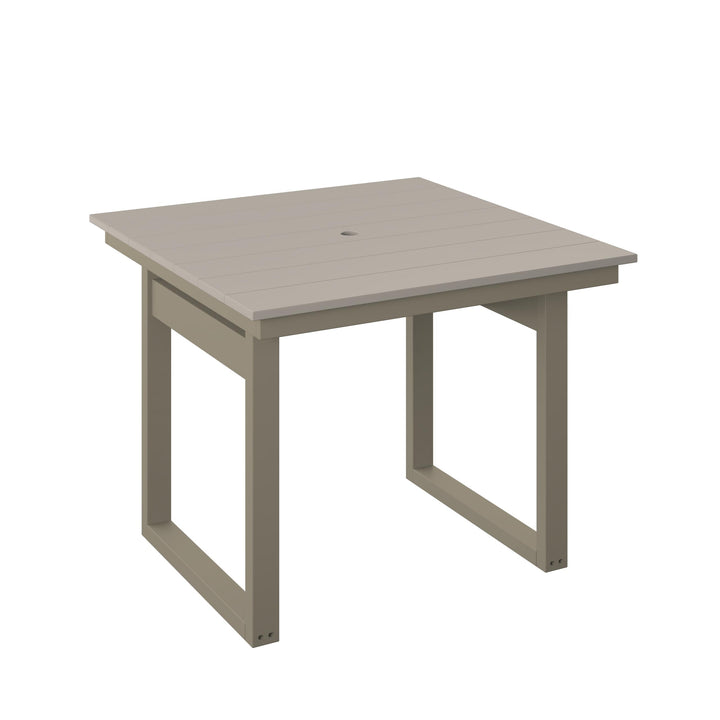 Modern 38" Square Table - Dining Height