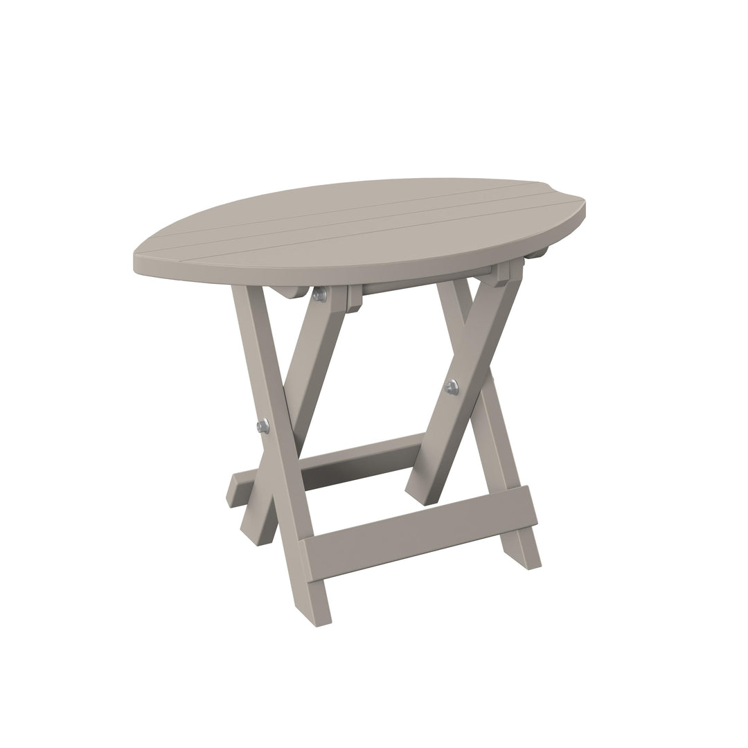 Surfboard Folding End Table