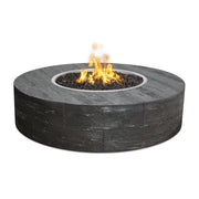 The Outdoor Plus Sequoia Fire Pits - Wood Grain GFRC configuration