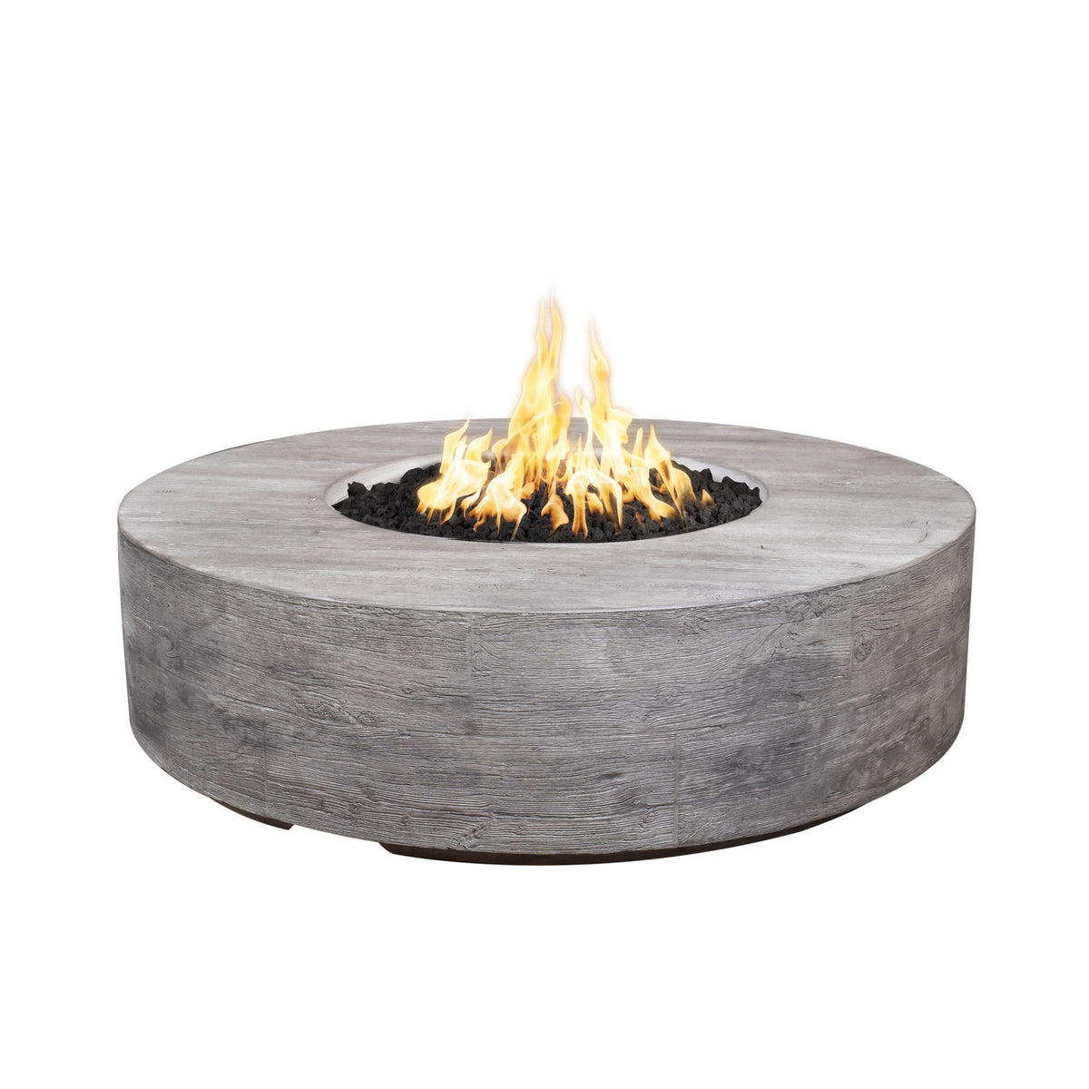 Sequoia Wood Grain Fire Pit 42" - 16" Tall