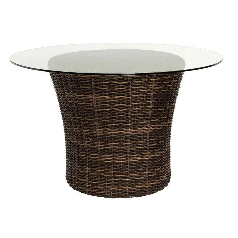 Sonoma Round Dining Base with 48” Glass Top