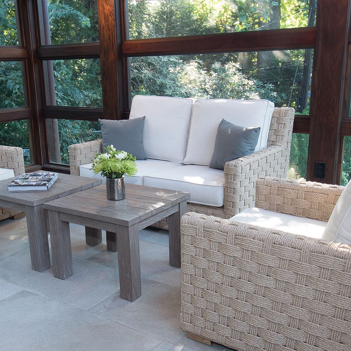 St. Barts Deep Seating Settee
