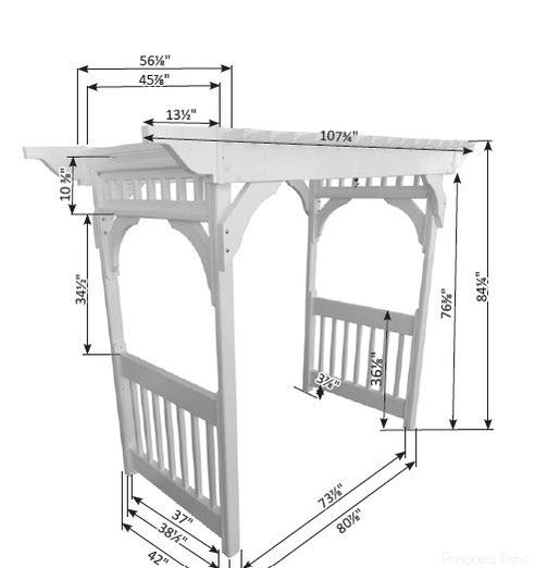 Vinyl Swing Arbor