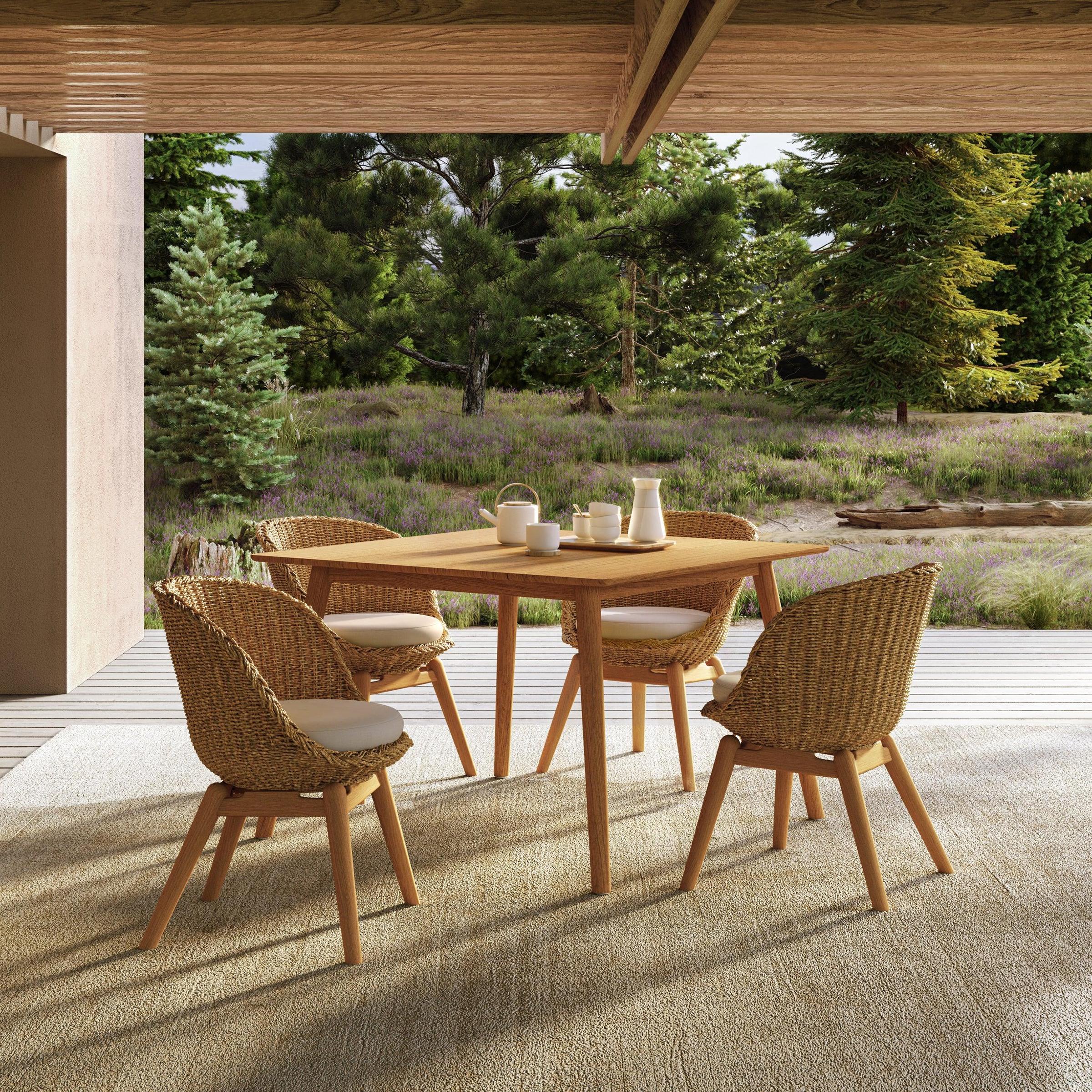 Tulle 45" Square Dining Table