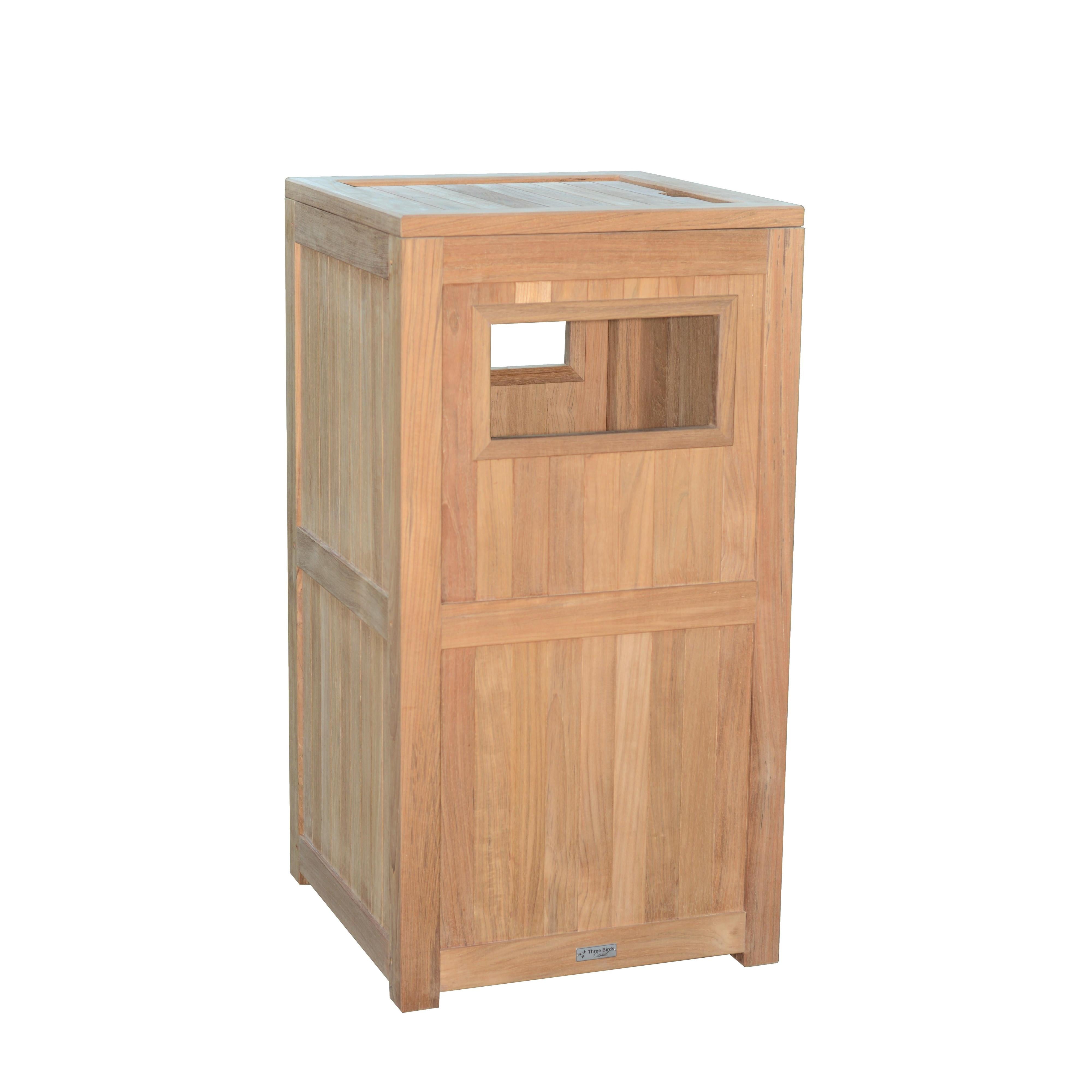 Side Slot Trash Receptacle