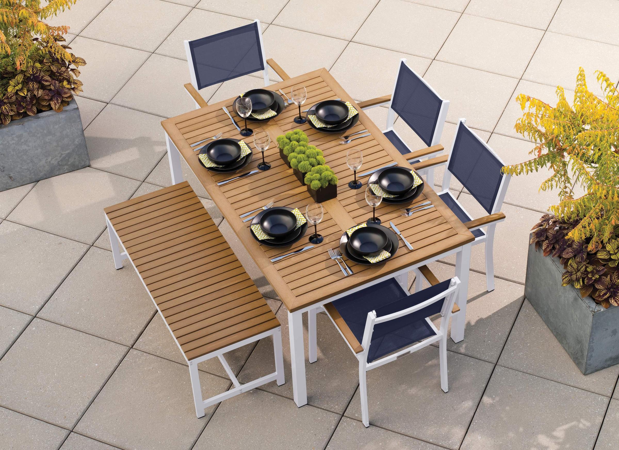 Travira 4' Backless Bench