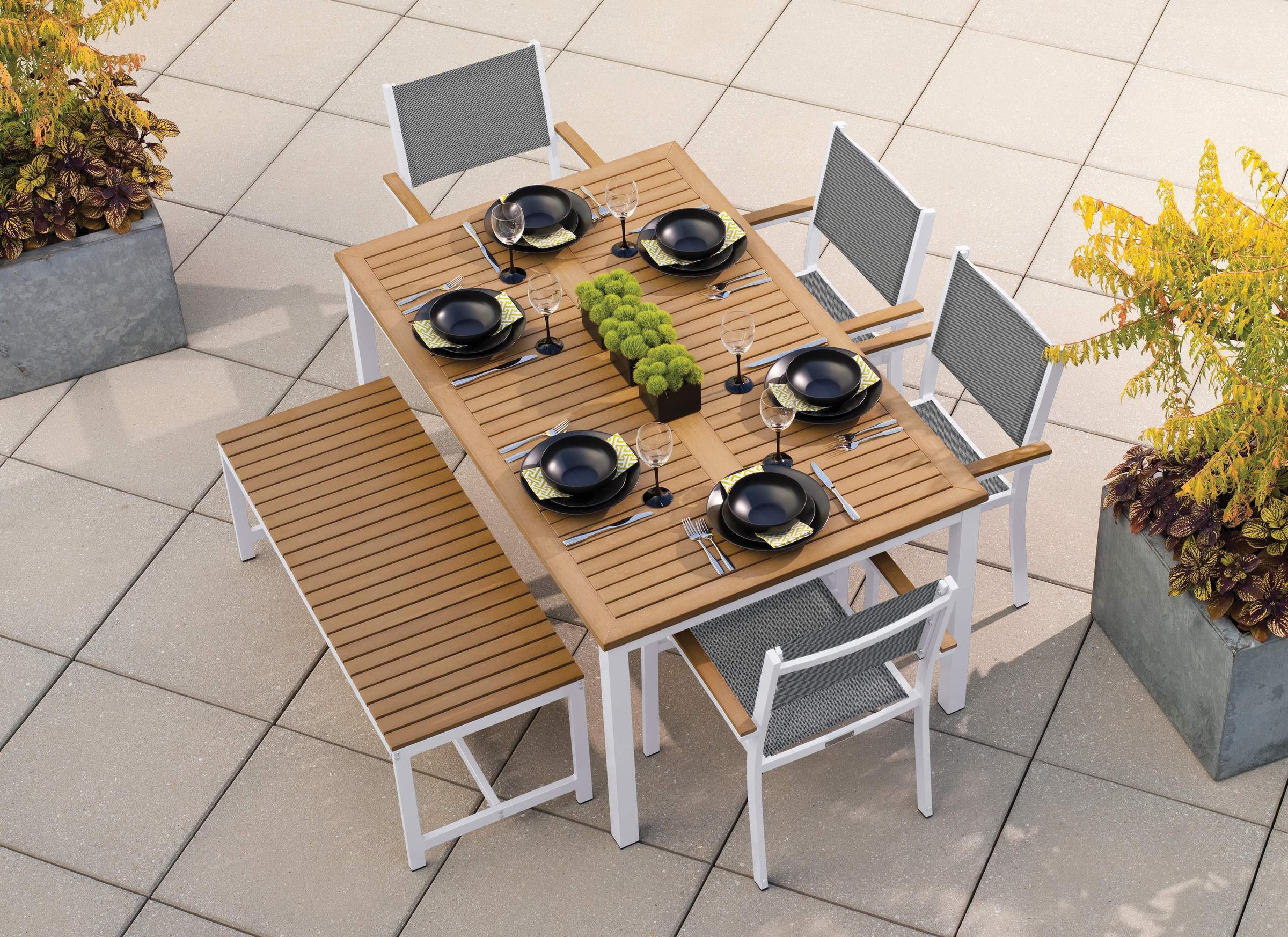 Travira 4' Backless Bench