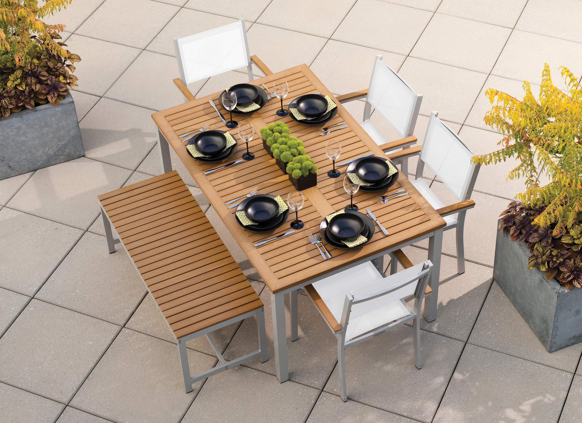 Travira 4' Backless Bench