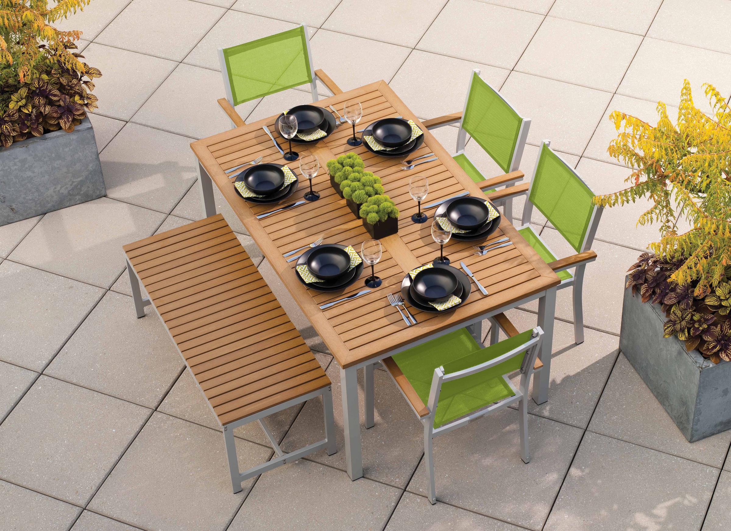 Travira 4' Backless Bench