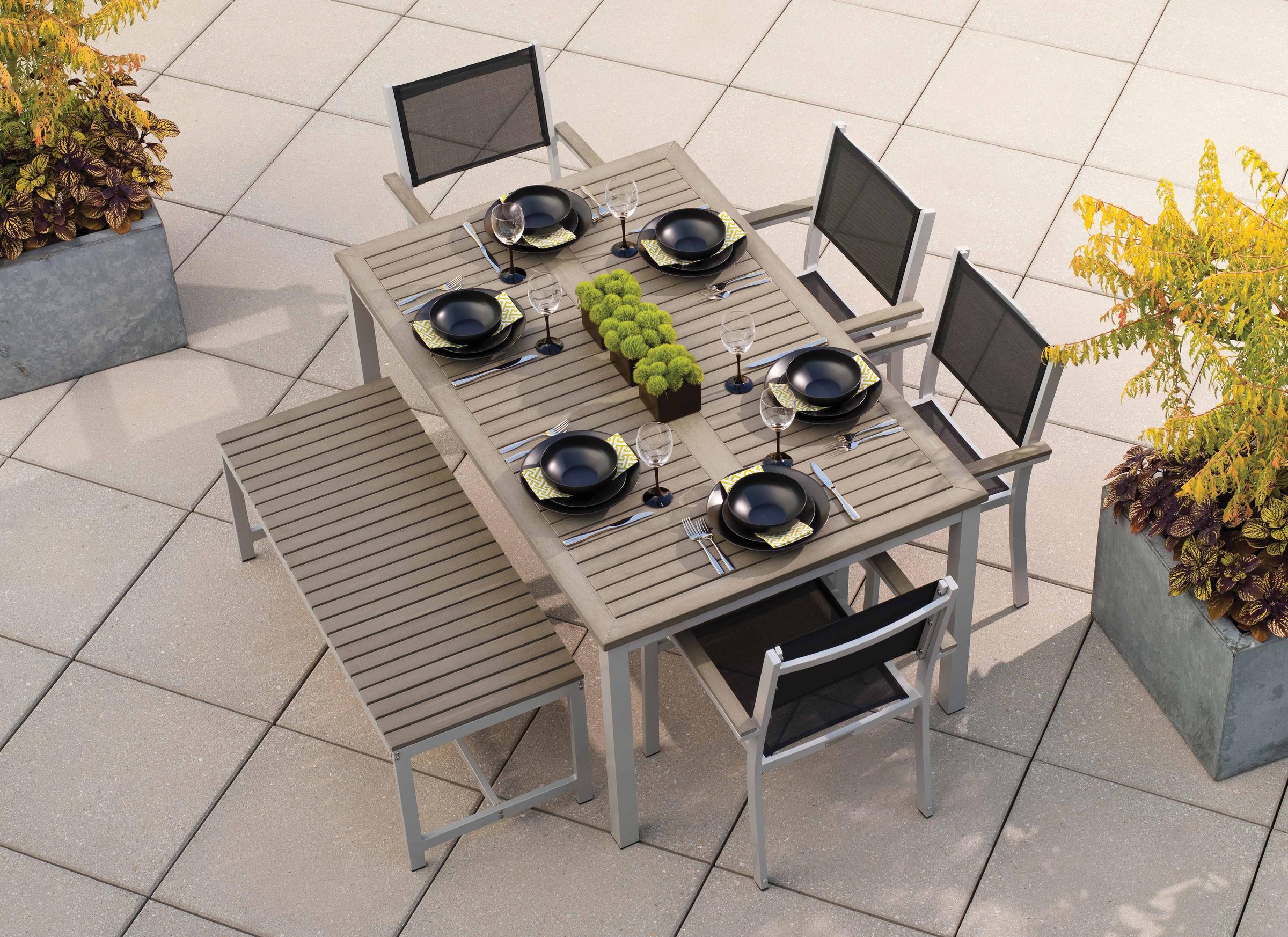 Travira 4' Backless Bench