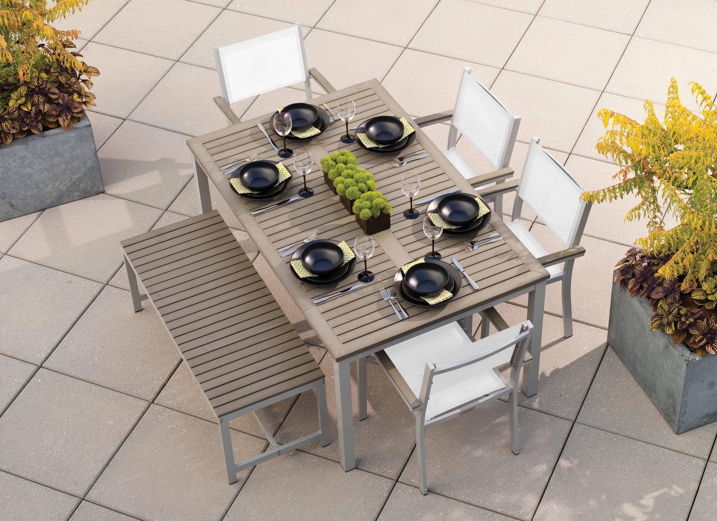 Travira 4' Backless Bench