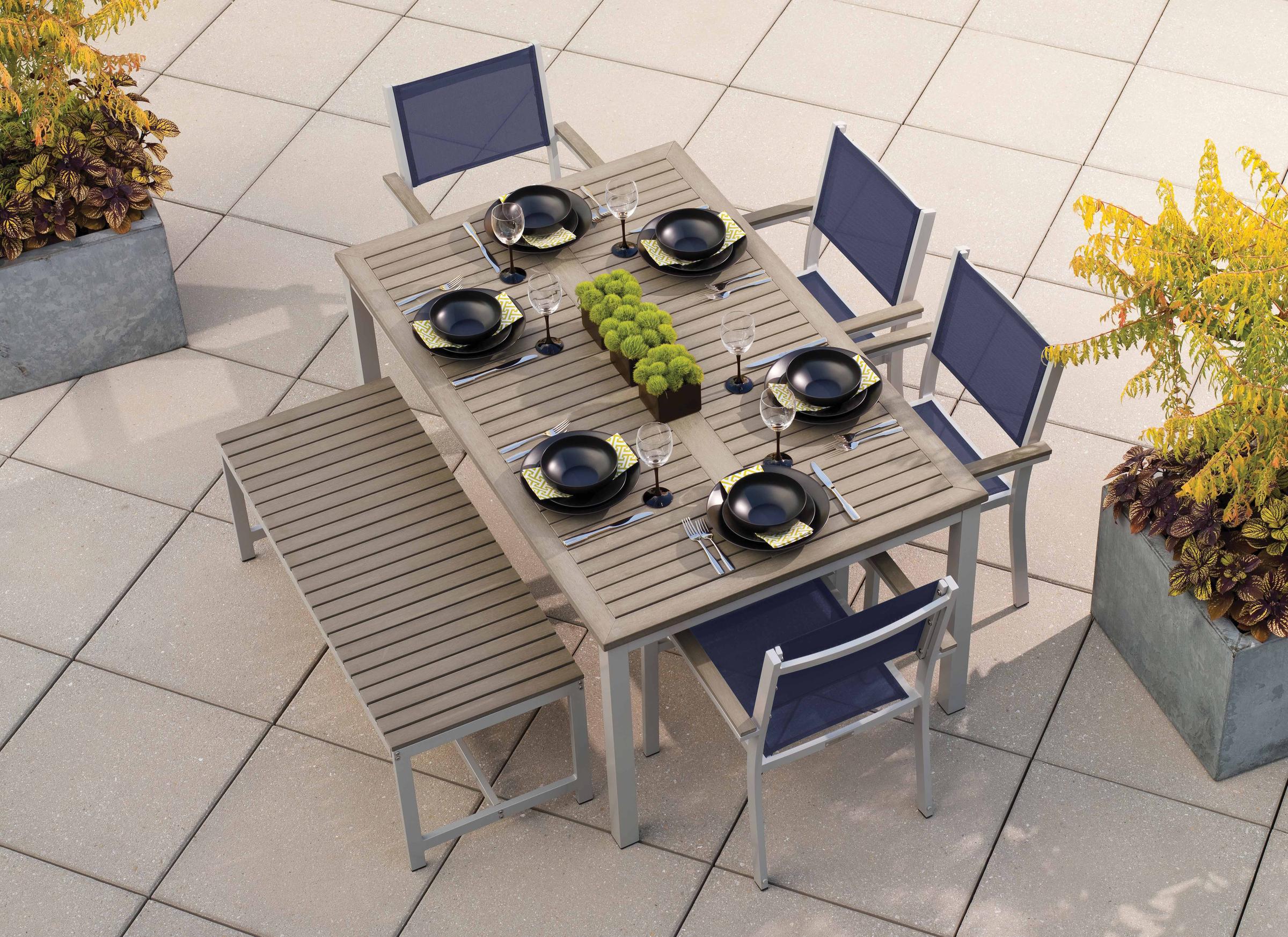 Travira 4' Backless Bench