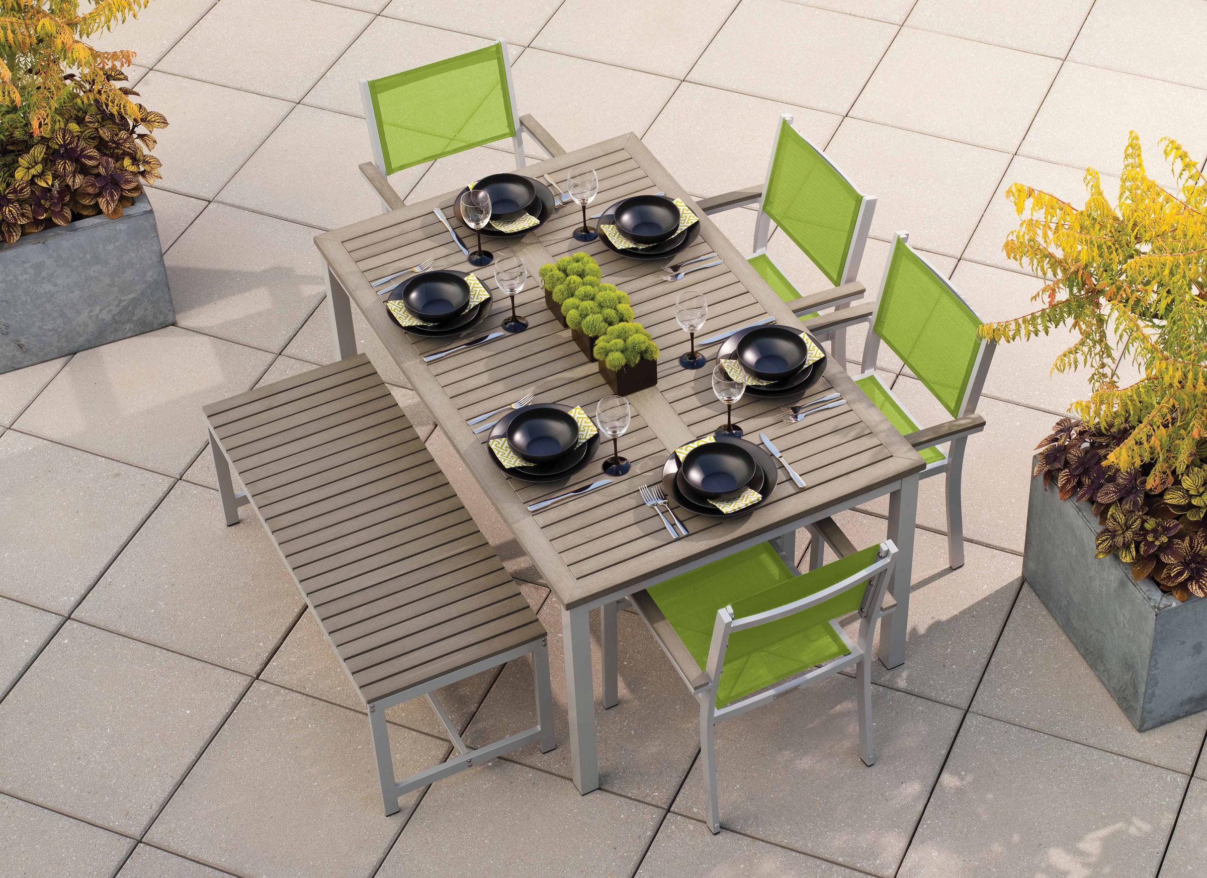 Travira 4' Backless Bench