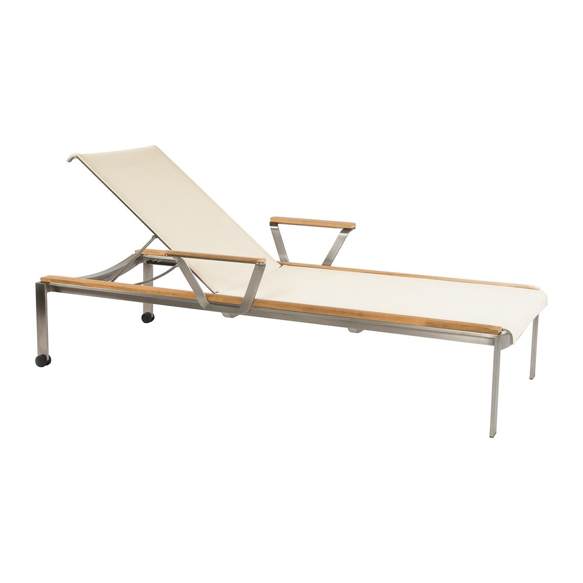 Tivoli Adj. Chaise Lounge w/Wheels & Arms