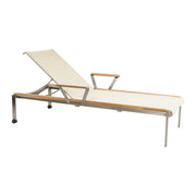 Tivoli Adj. Chaise Lounge w/Wheels & Arms