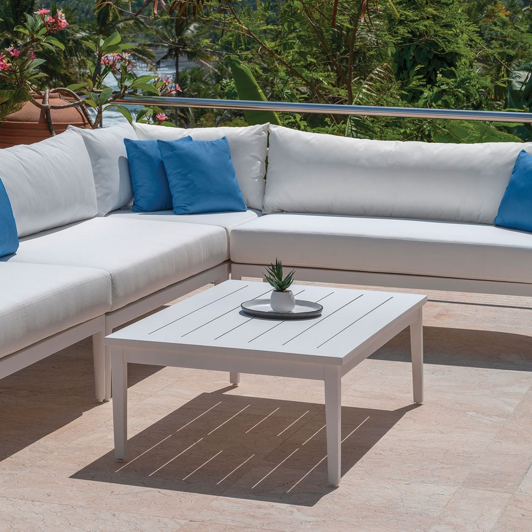 Tribeca Aluminum 47" X 28.5" Coffee Table