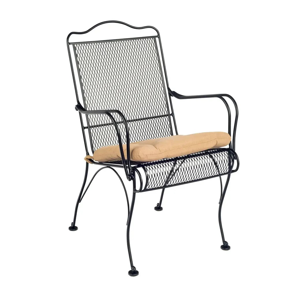 Tucson High Back Dining Arm Chair with Optional Cushion