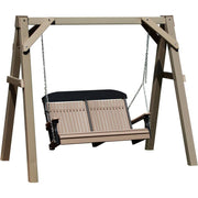 A-Frame Vinyl Swing Stand