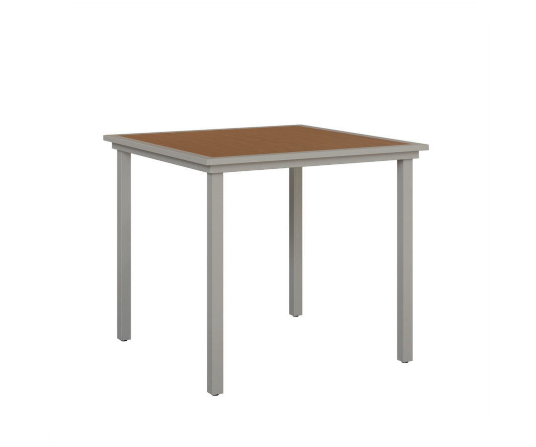 Vida 44" Square Poly Bar Table