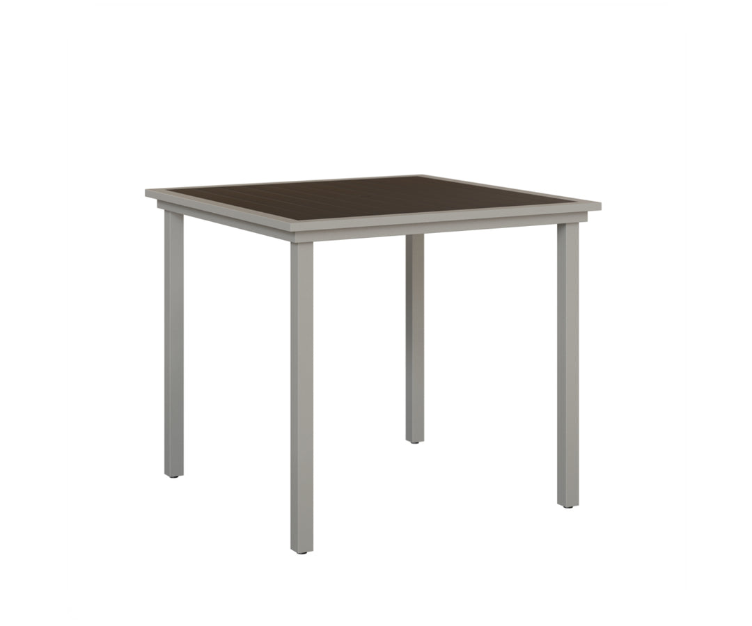 Vida 44" Square Poly Bar Table