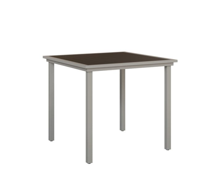 Vida 44" Square Poly Bar Table