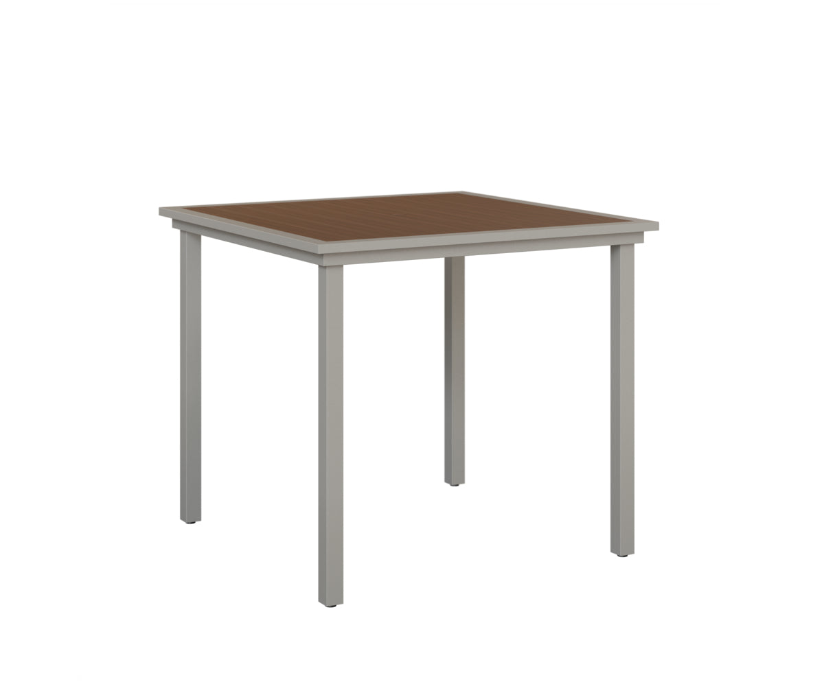 Vida 44" Square Poly Bar Table