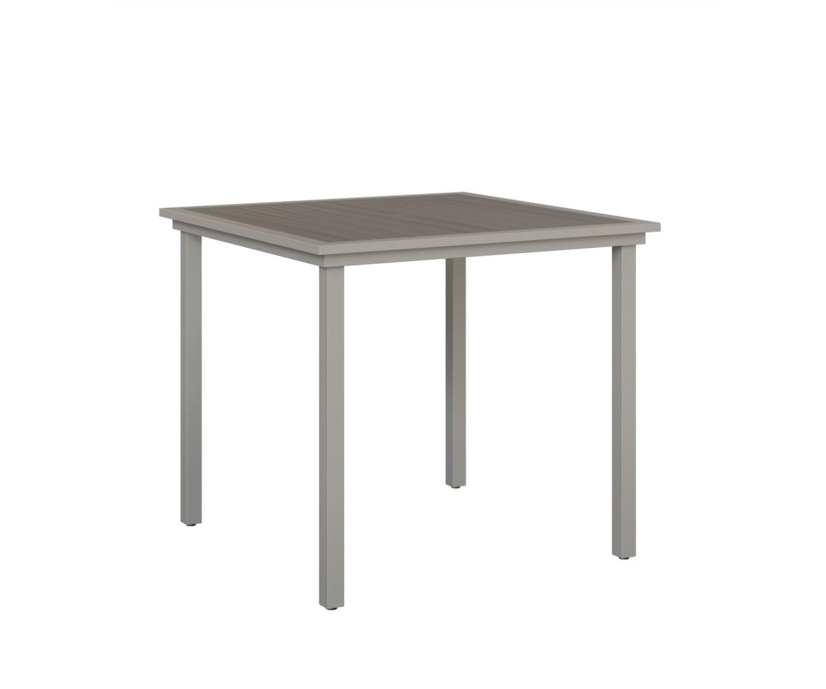 Vida 44" Square Poly Bar Table