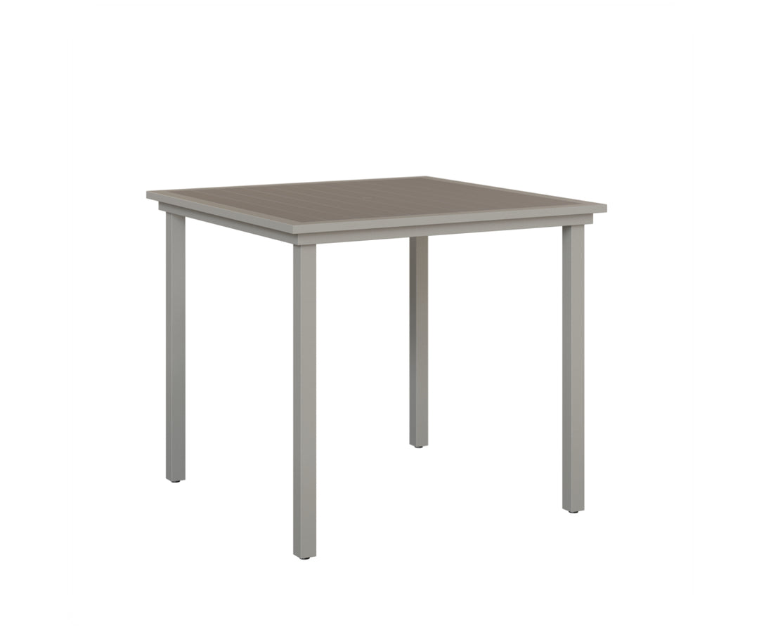 Vida 44" Square Poly Bar Table