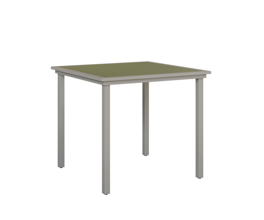 Vida 44" Square Poly Bar Table