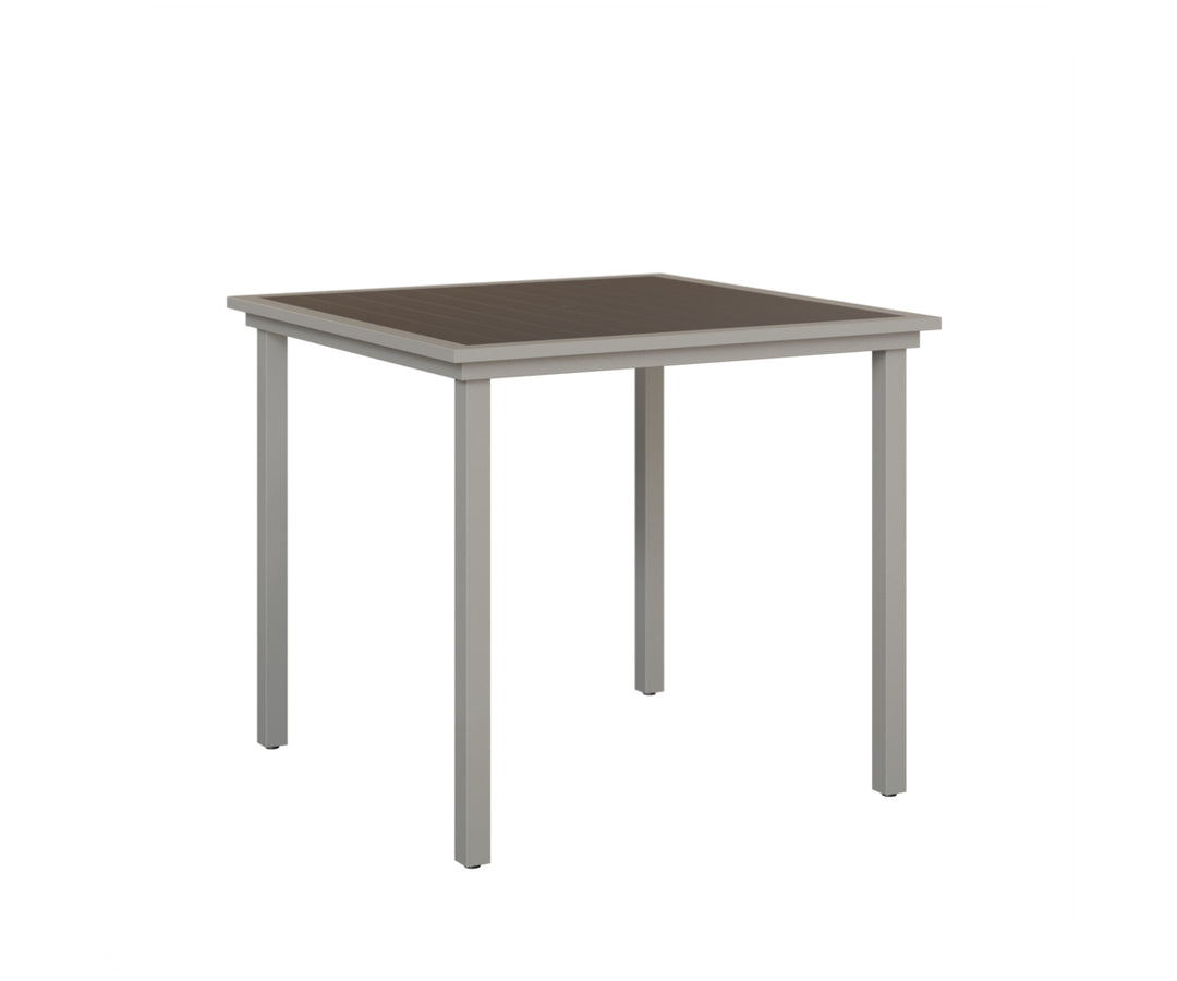 Vida 44" Square Poly Bar Table