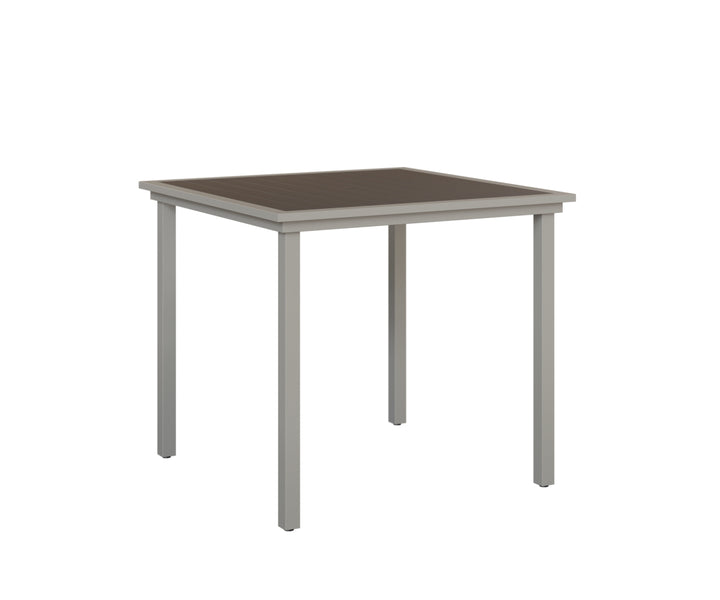 Vida 44" Square Poly Bar Table