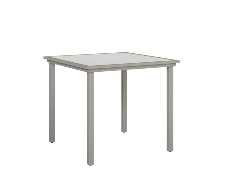 Vida 44" Square Poly Bar Table