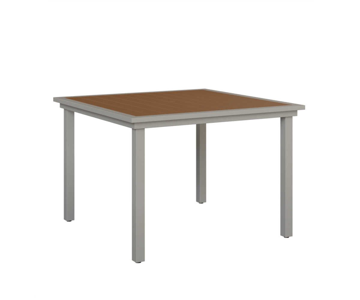Vida 44" Square Poly Dining Table