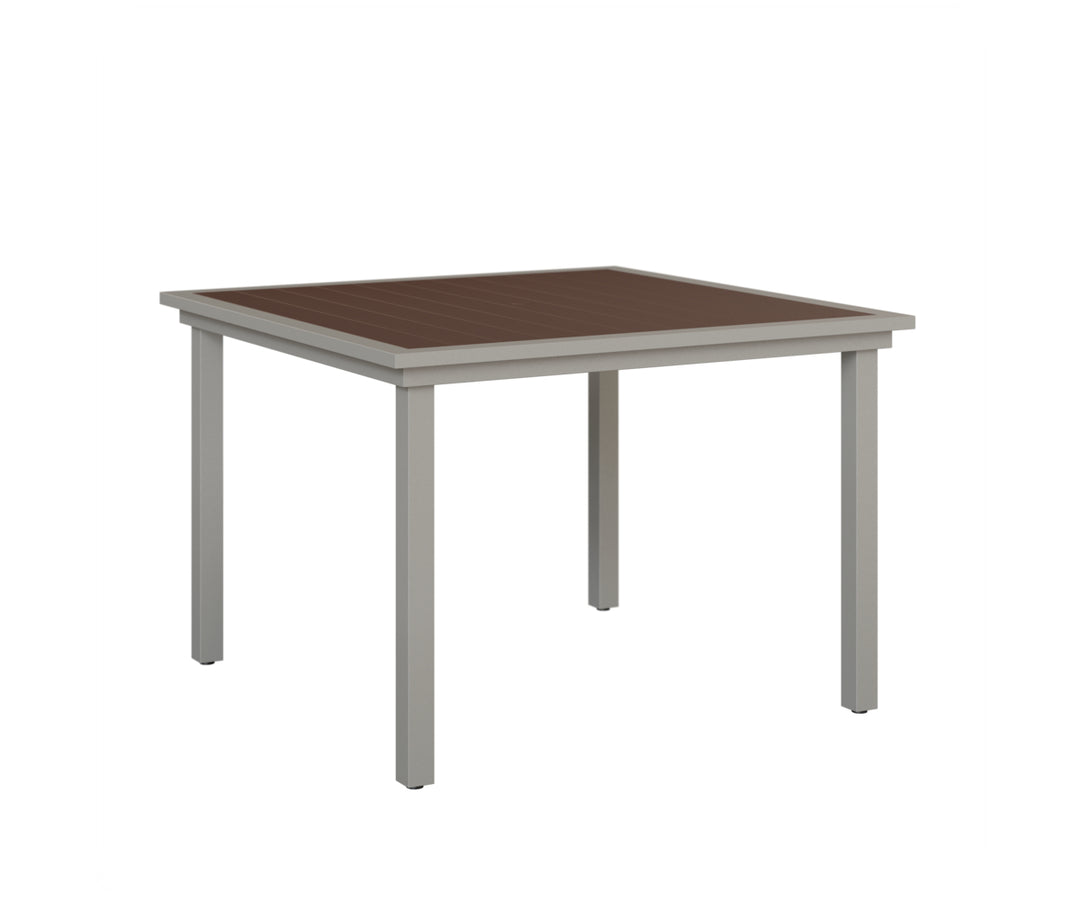 Vida 44" Square Poly Dining Table