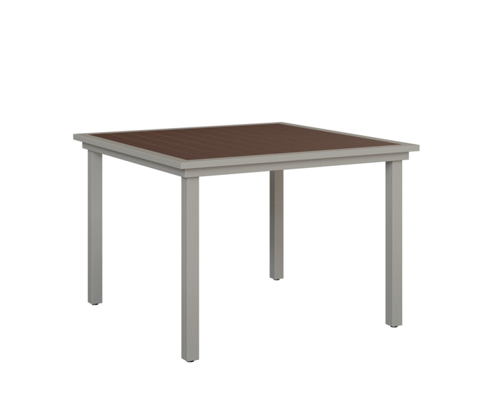 Vida 44" Square Poly Dining Table