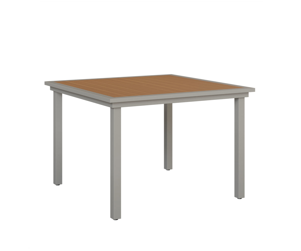 Vida 44" Square Poly Dining Table