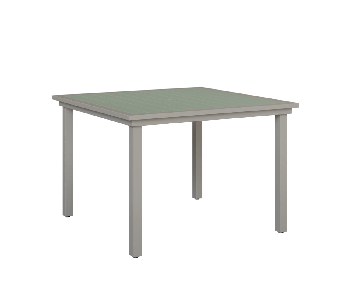 Vida 44" Square Poly Dining Table