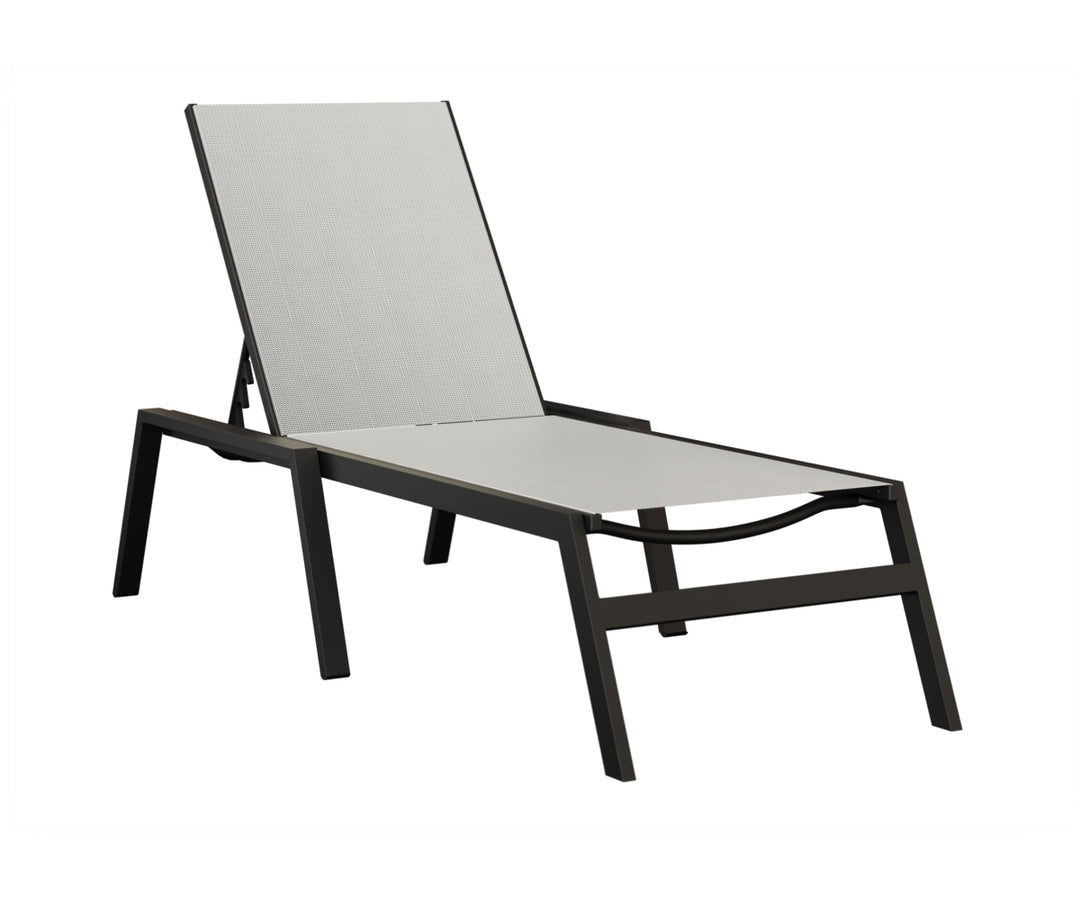 Vida Sling Chaise Lounge With Arms