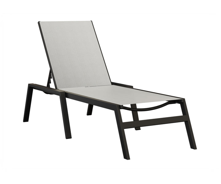 Vida Sling Chaise Lounge With Arms